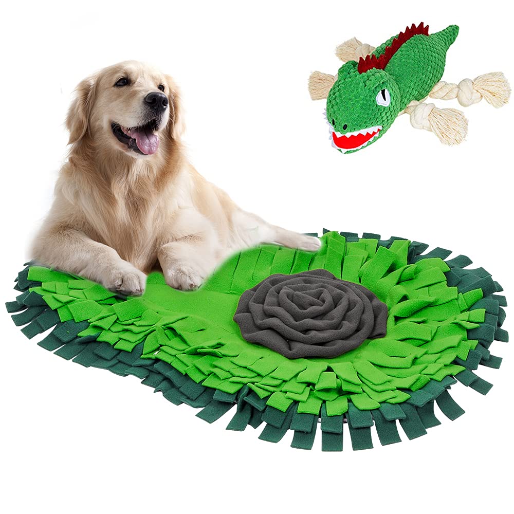 Durable Snuffle Mat for Dogs & Cats - Interactive Pet Feeding Mat with Foraging Toy - Encourages Natural Hunting Skills - Perfect for Slow Feeding & Mental Stimulation for Puppies, Kittens & Bunnies