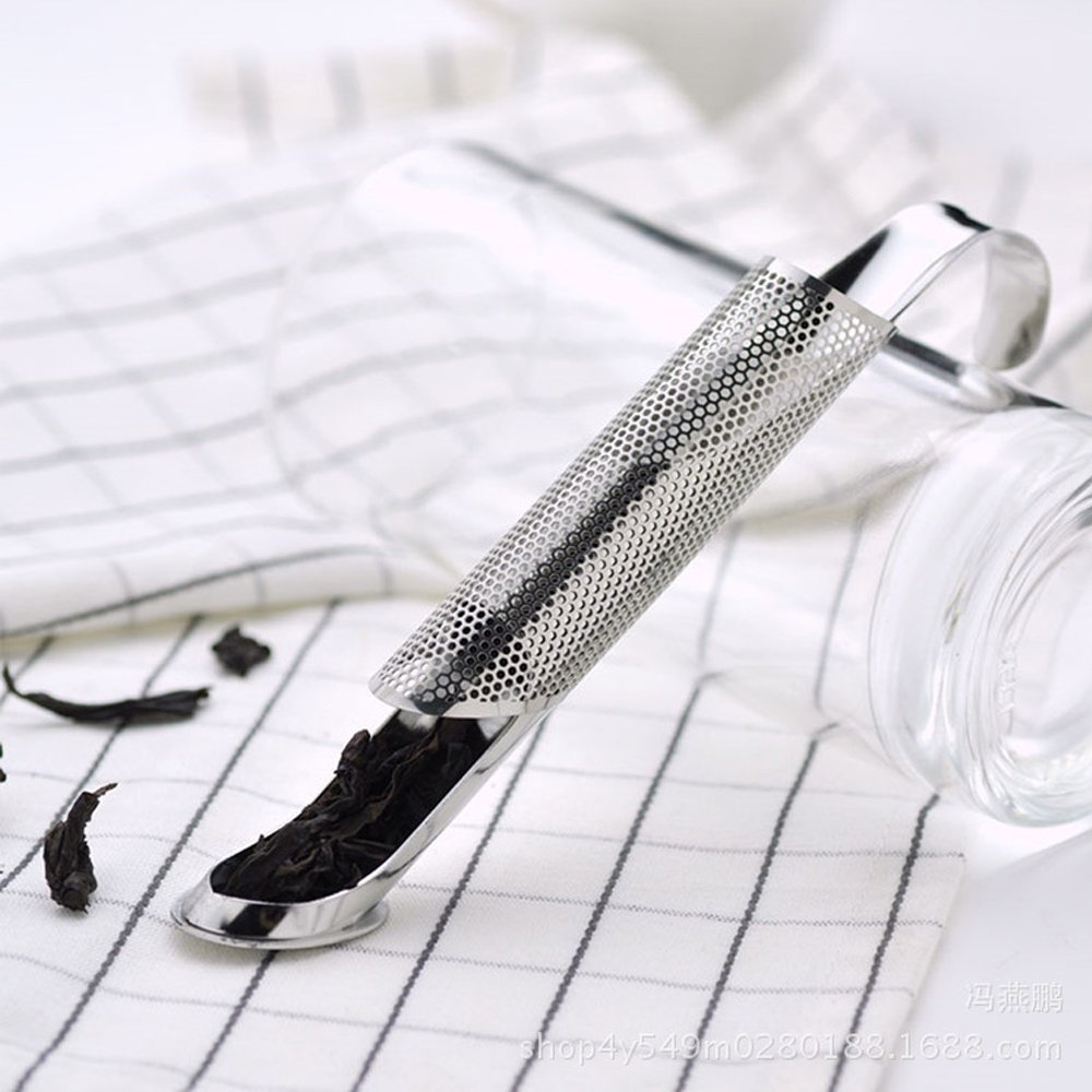 Premium Stainless Steel Tea Infuser with Hook - Easy to Use & Portable Tea Strainer for Loose Leaf Tea - Perfect for Home, Office, Travel, Camping and Gifts