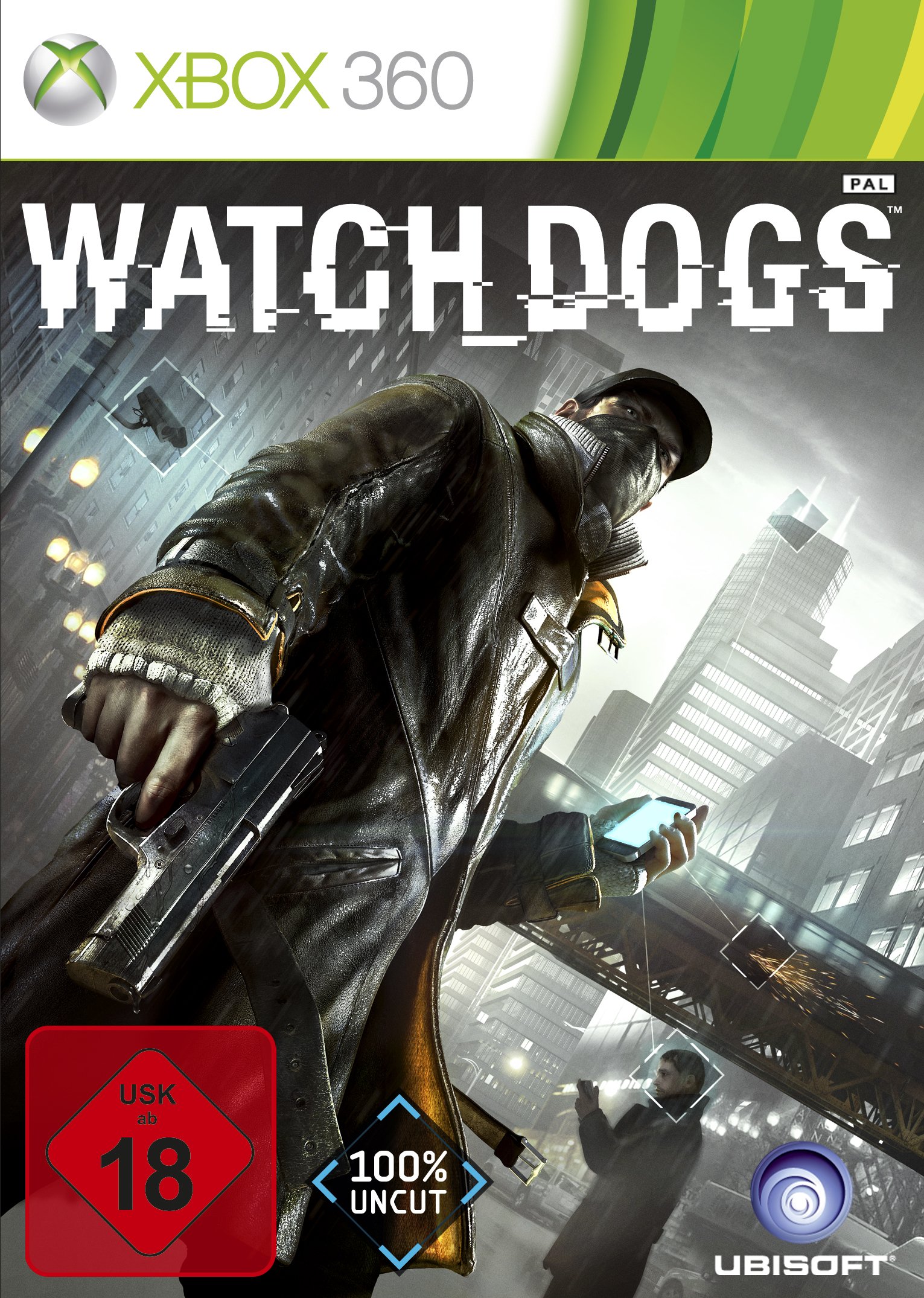 Watch Dogs for Xbox 360 - Open World Action Adventure Game for Thrilling Hacking & Stealth Gameplay at Home