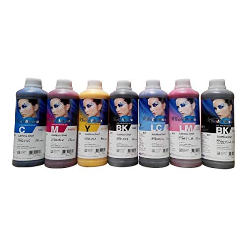 1 Liter Inktec SubliNova Smart Inkjet Dye Sublimation Ink for T-Shirts, Mugs & Fabric Printing - High Quality DTI Ink for Sublimation Transfer on Cotton, Polyester & Ceramics