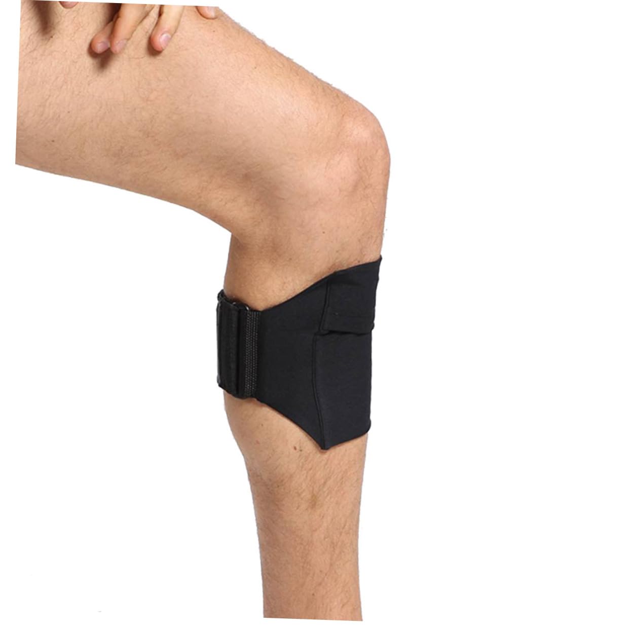 Universal Phone Holder for Running & Leg Exercise - Adjustable Hook & Loop Tape for Secure Phone Storage - Perfect for Jogging, Gym Workouts & Outdoor Activities