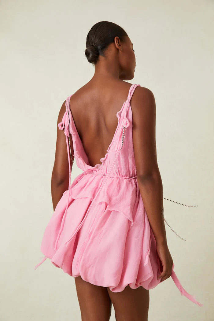 Ashida Mini Dress for Women - Flirty Pink Summer Party Dress, Perfect for Date Night, Cocktail Parties & Beach Vacations