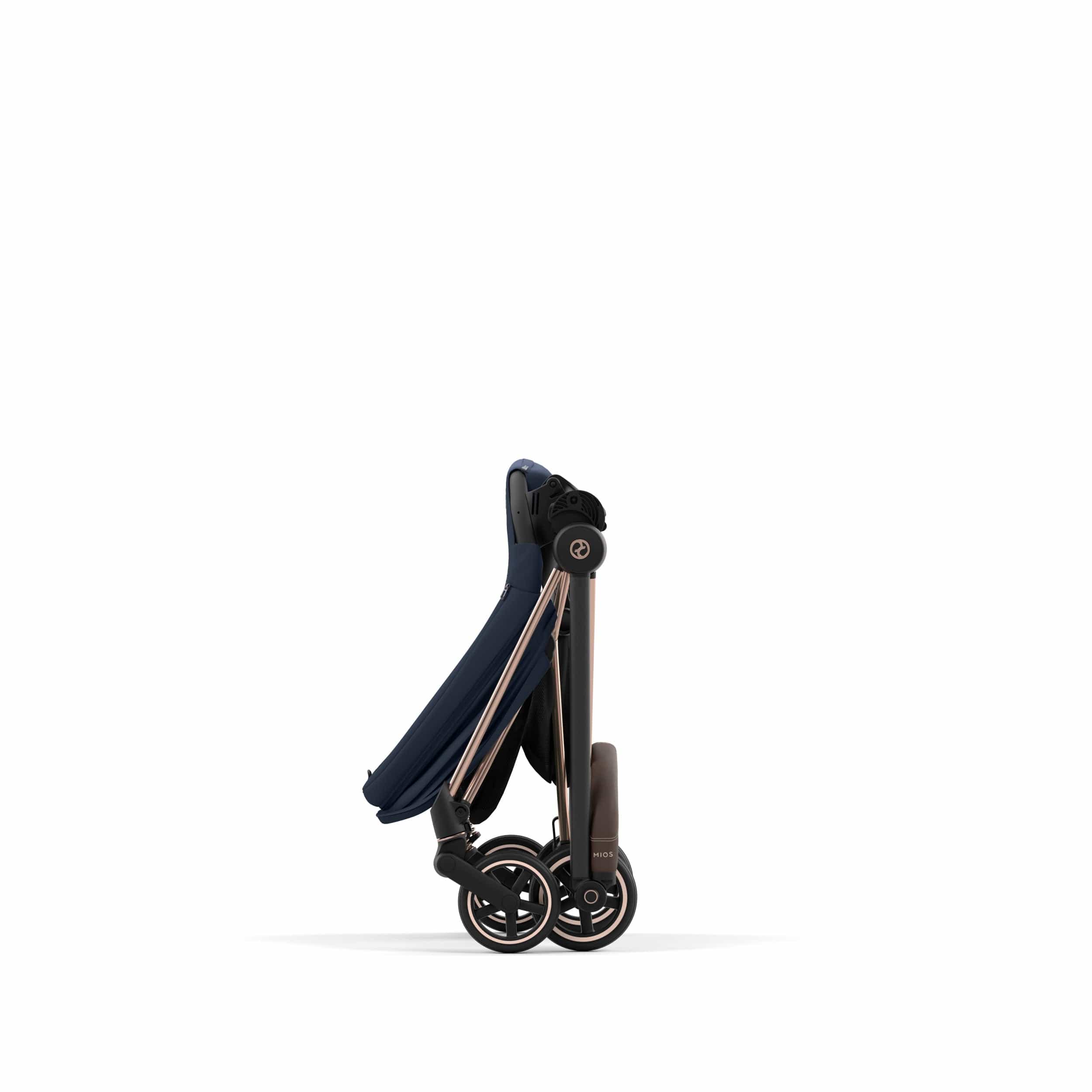 Cybex Mios 3 Complete Stroller - Rose Gold & Brown Luxury Baby Stroller with Reversible Seat | Perfect for Urban Travel, Shopping & Family Outings