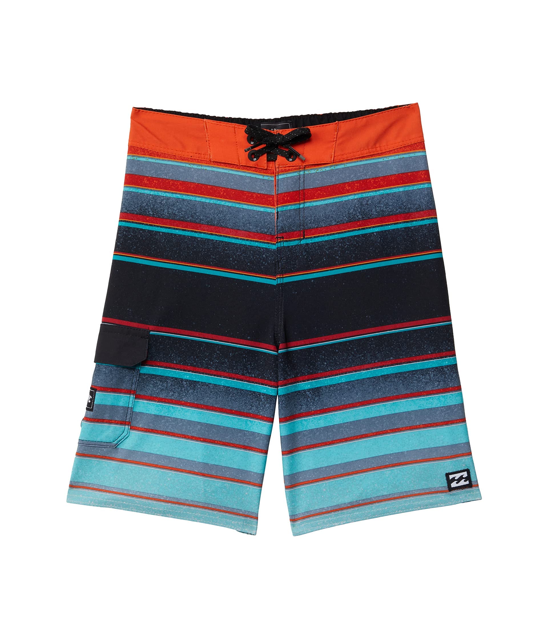 Billabong Boys' All Day Stripe Pro Boardshort - Quick-Dry Swim Trunks for Surfing, Swimming & Beach Activities | Comfortable & Stylish Swimwear for Kids