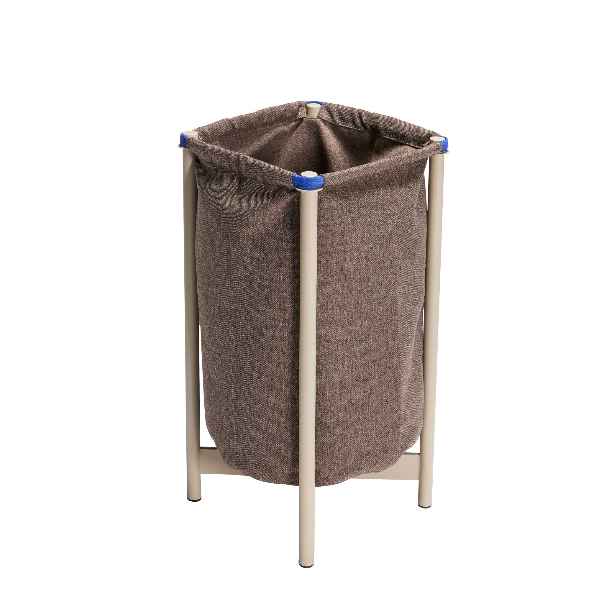 HÜBSCH Mesh Laundry Bag for Delicates - Breathable Wash Bag for Bras, Lingerie, Socks & Underwear - Portable Travel Laundry Organizer (Brown) | Perfect for Dorm, Gym & Vacation Use