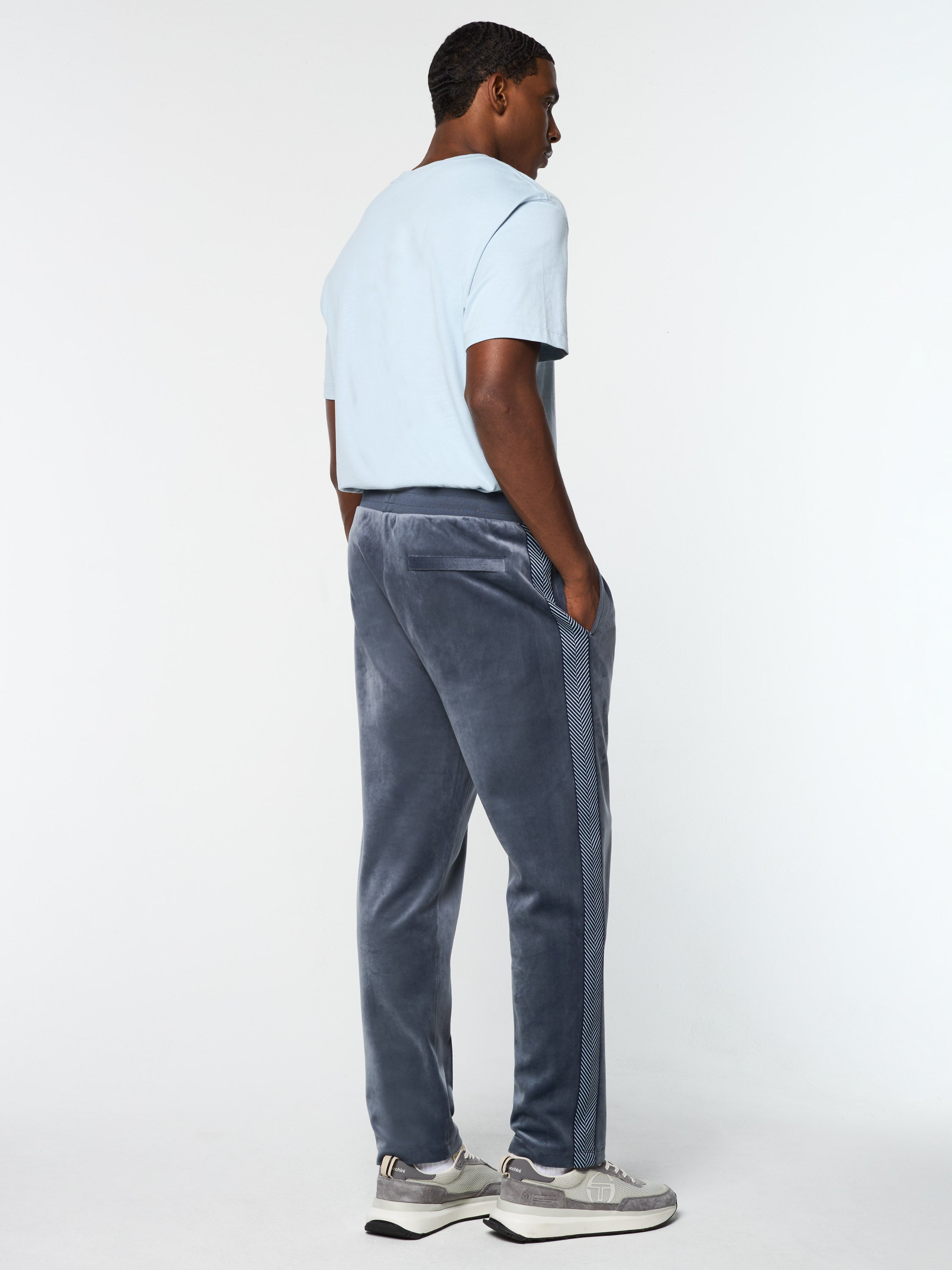 Velour Track Pants for Women - Soft & Comfortable Joggers with Elastic Waistband - Perfect for Lounge, Yoga, and Casual Wear - Grey