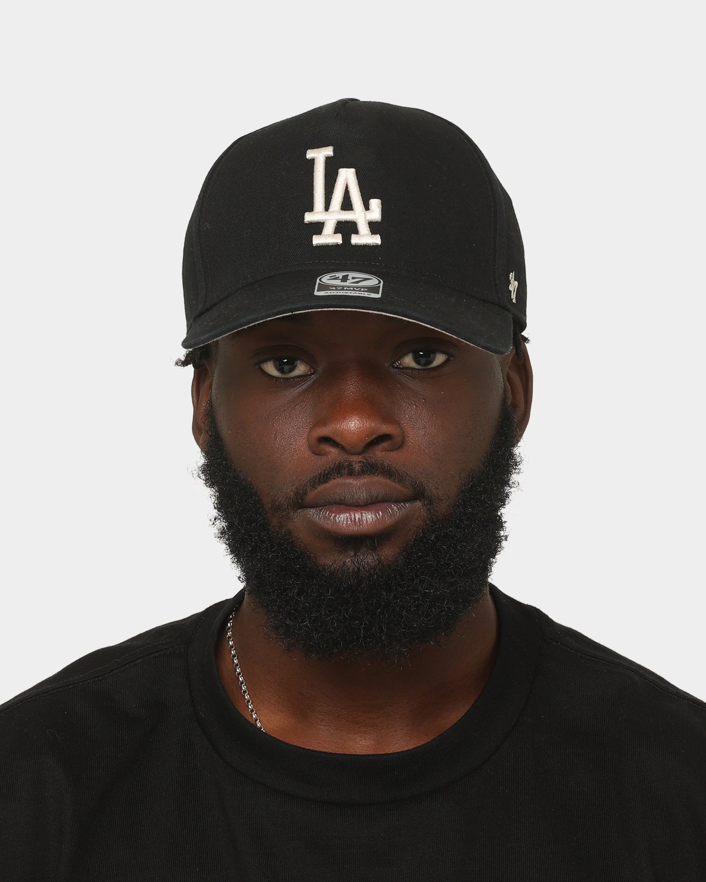 47 Brand Los Angeles Dodgers MVP Replica Snapback Hat - Black/Bone Adjustable Baseball Cap for Men & Women - Perfect for Game Day, Sports Events & Casual Wear