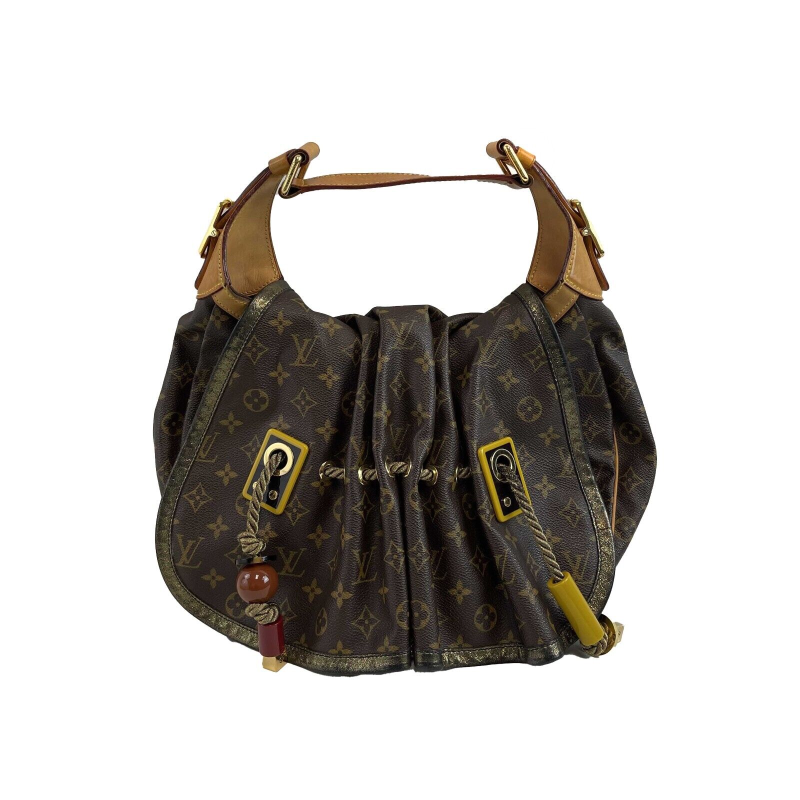 Louis Vuitton Limited Edition Kalahari GM Monogram Canvas Shoulder Bag - Brown Luxury Designer Handbag for Women, Perfect for Travel, Work & Everyday Use