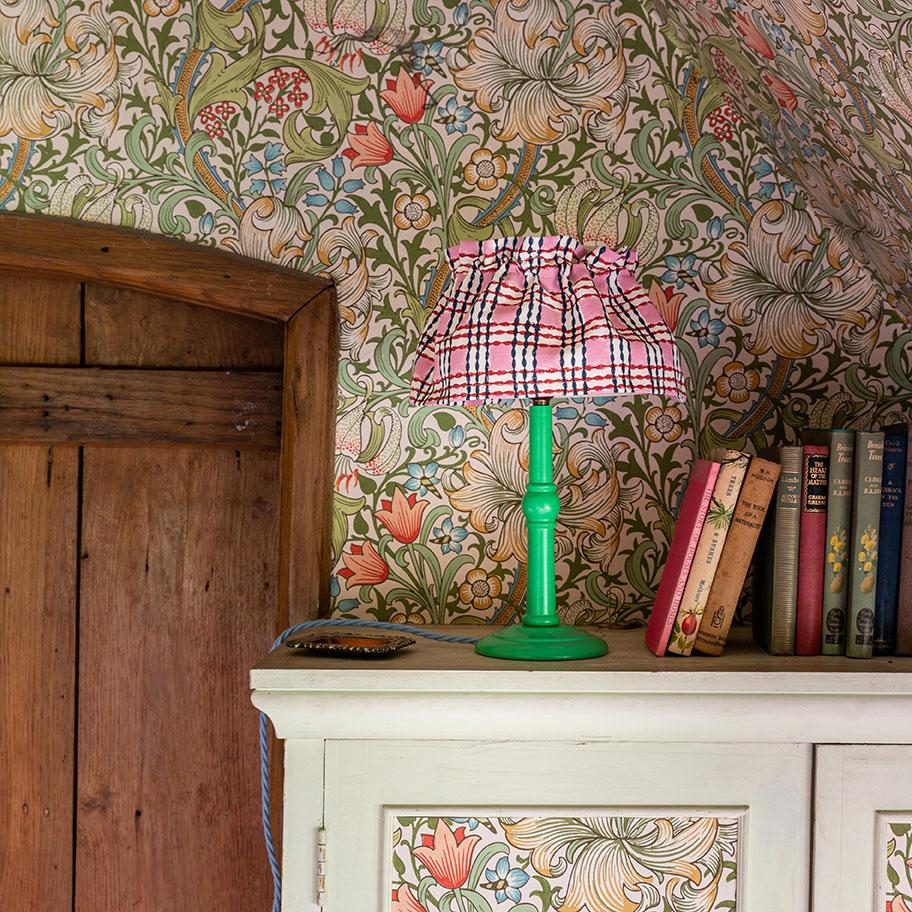 Flirty Skirt Trellis Lampshade - Elegant Home Decor for Bedroom, Living Room & Office Lighting