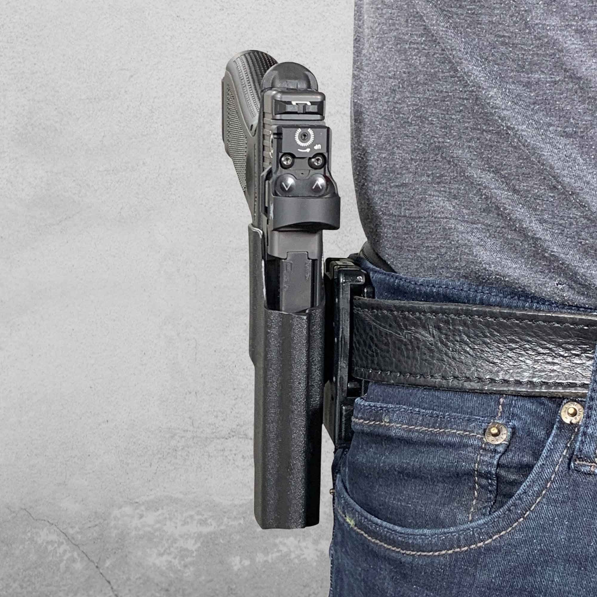Black Scorpion Gear Pro IDPA Competition Holster for Stoeger STR-9C - Perfect for Tactical Shooting & Range Training