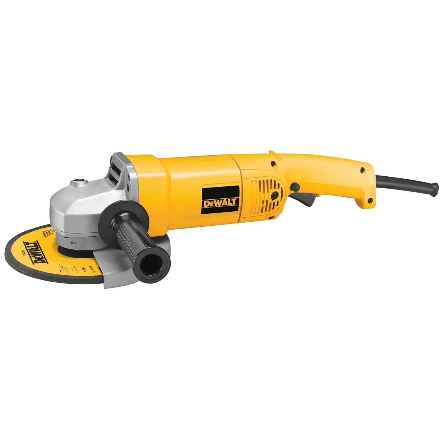 DEWALT DW840 7-Inch 13-Amp Angle Grinder - Heavy-Duty Metal Cutting & Grinding Tool for Construction, Welding & DIY Projects