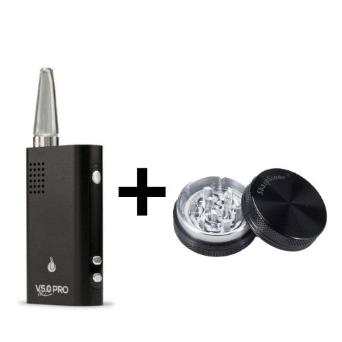 Flowermate V5.0S Portable Dry Herb Vaporizer - Compact & Discreet for On-the-Go Use | Perfect for Home, Travel, and Outdoor Activities