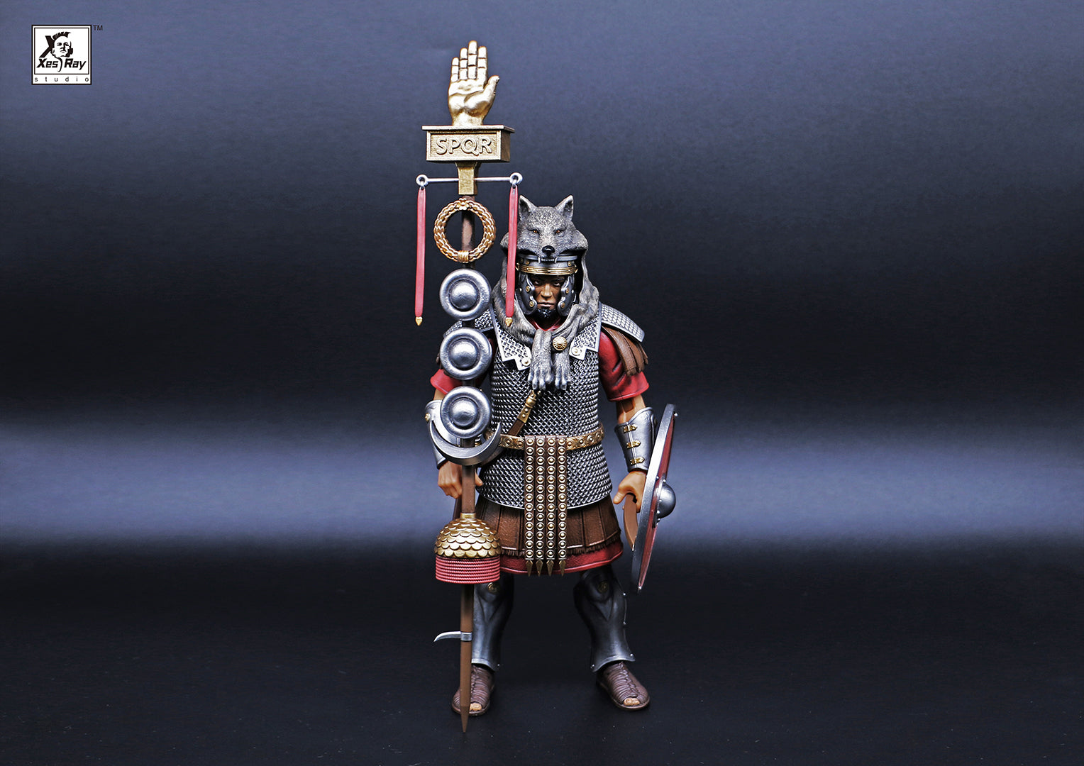 XesRay Fight For Glory 1/12 Scale 6-Inch Action Figures - Combatants Wave 4 Roman Trio Set for Collectors & Display | Perfect for Diorama, Shelf Display & Action Figure Photography