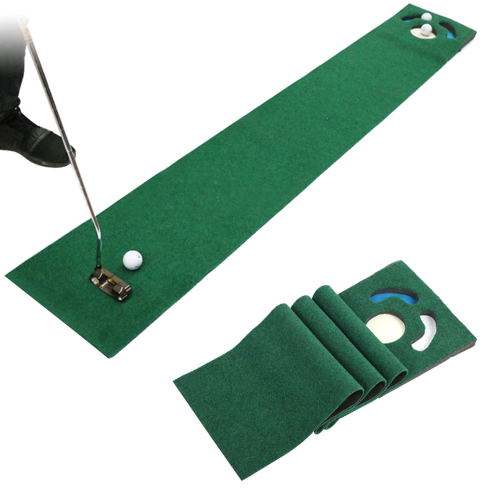 Premium Indoor Golf Putting Mat - Perfect for Office, Balcony, Living Room & Home Practice | Improve Your Short Game Anywhere