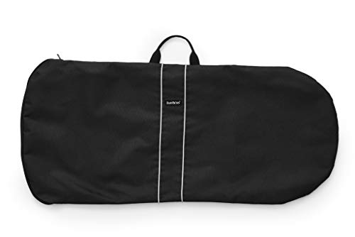 BabyBjörn Bouncer Transport Bag - Portable Baby Carrier Storage for Travel & Outings - Black (Ideal for Daycare, Park Visits & Family Trips)