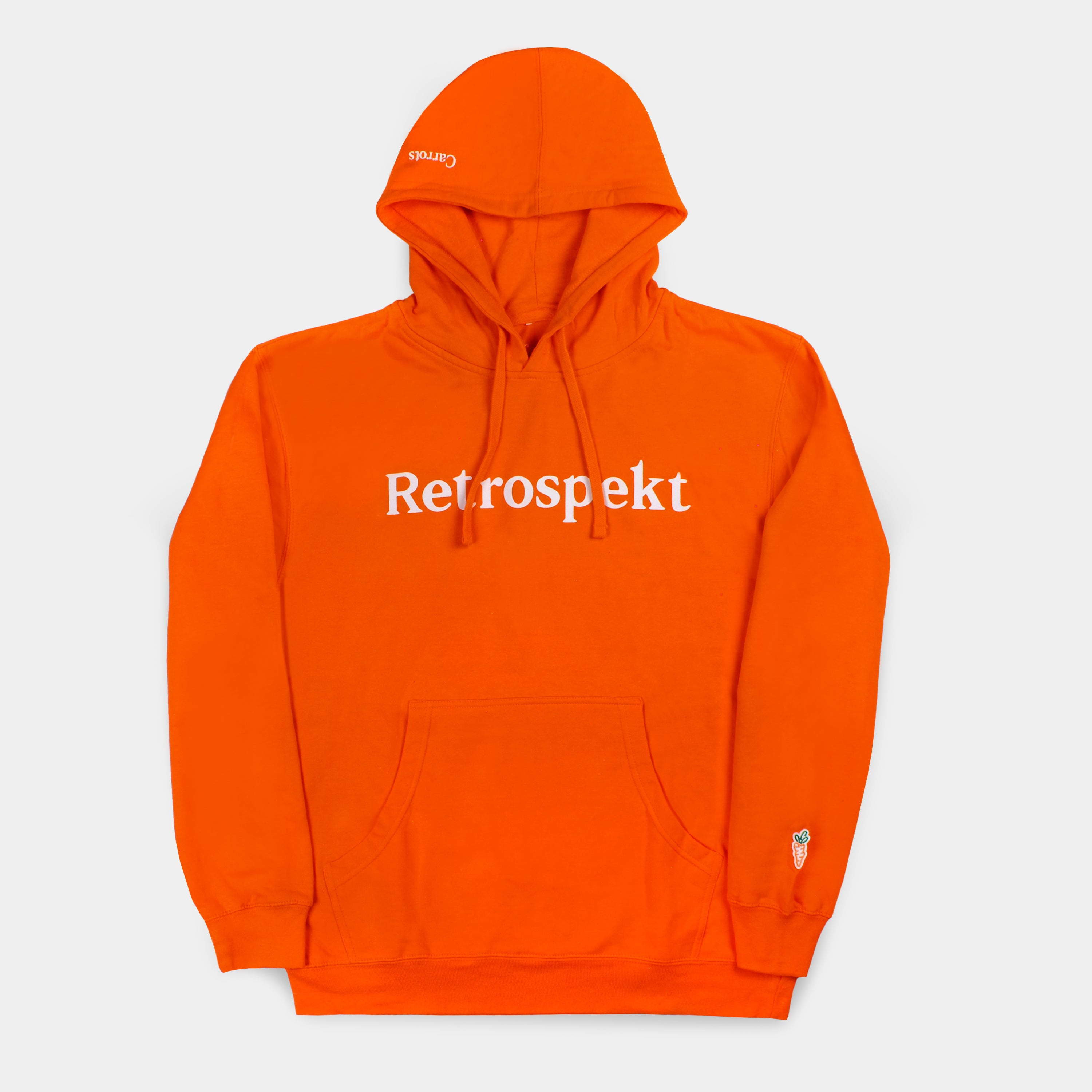 Retro Orange Hoodie Sweatshirt - Vintage Carrots Design - Unisex Pullover for Men & Women - Perfect for Casual Wear, Street Style & Outdoor Activities