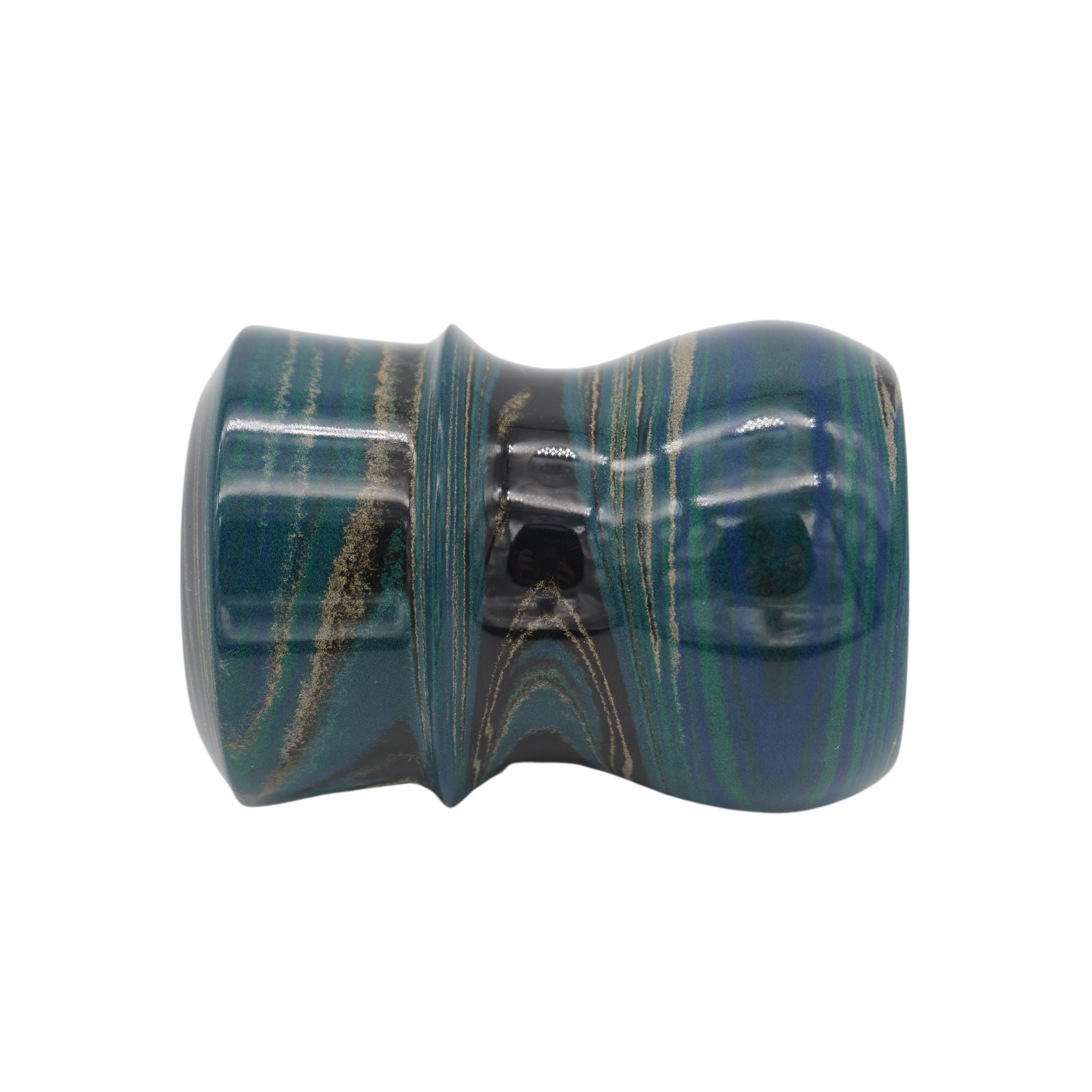 Premium Handcrafted Ebonite Shaving Brush Handle for Wet Shaving - Fits 24mm & 26mm Knots - Perfect for Travel, Grooming Kits & Luxury Bathroom Essentials