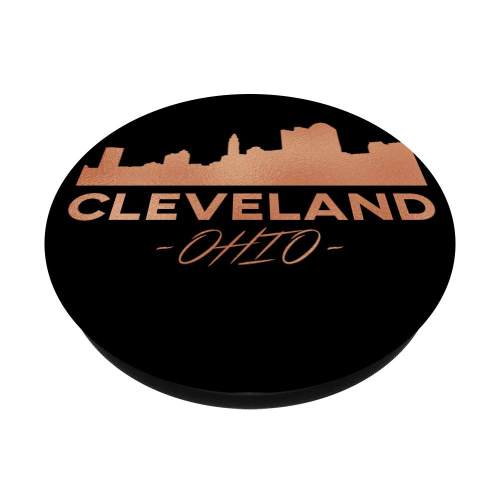 Cleveland Ohio State Pride Gift - Rose Pink Downtown Skyline T-Shirt | Unique Ohio Souvenir & Travel Memento | Perfect for Graduation, Birthday & City Pride Events