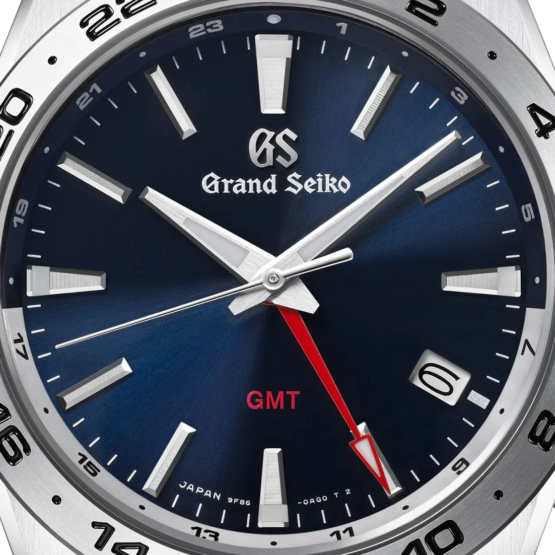 Seiko SBGN029 Sport Quartz GMT Watch - 39mm Blue Dial with Stainless Steel Bracelet - Perfect for Travel, Business & Everyday Wear