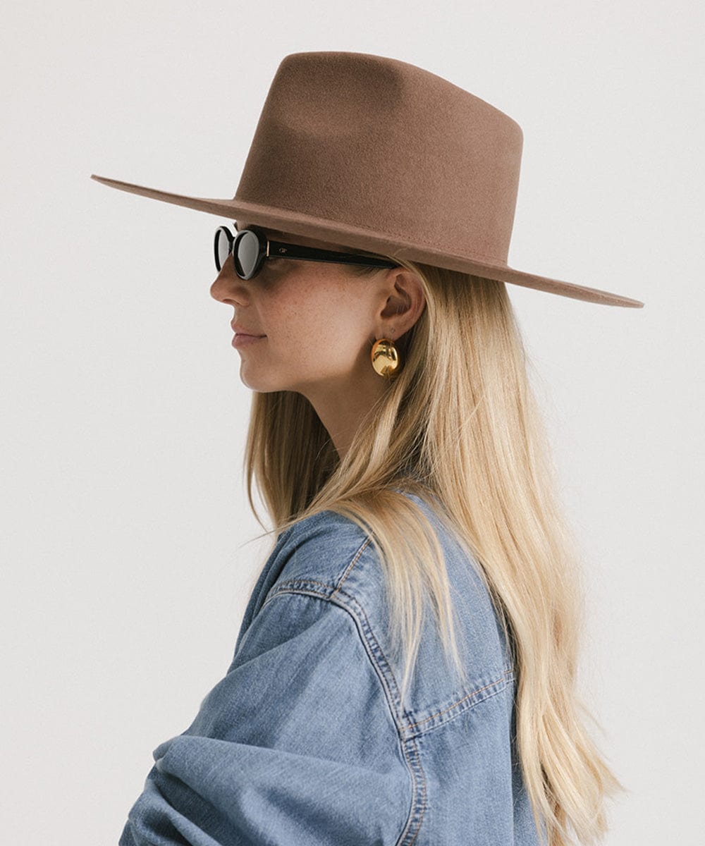 Stylish Wesley Wide Brim Fedora Hat for Men & Women - Fashionable Sun Hat for Outdoor Activities, Beach, and Summer Vacations