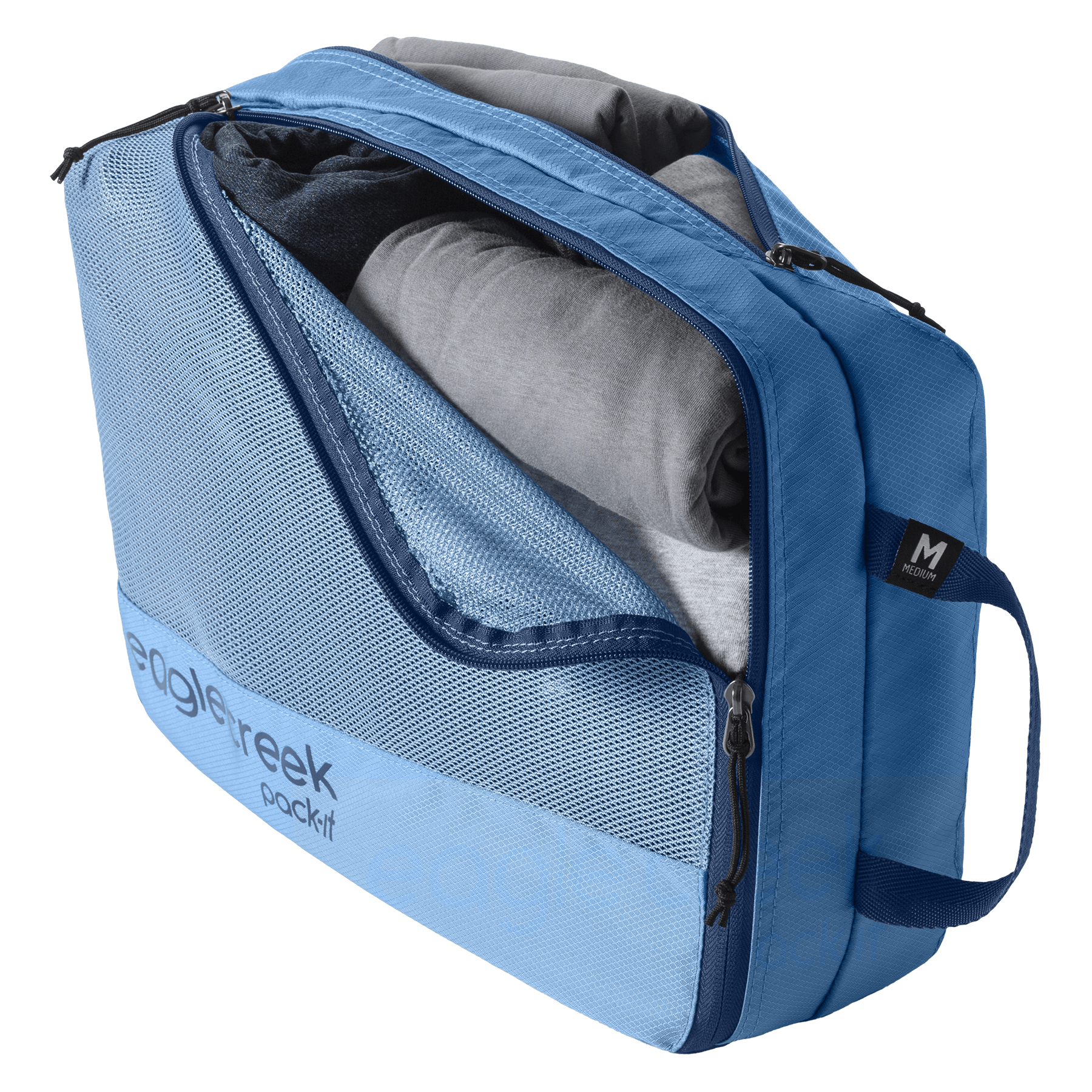 Eagle Creek Pack It Reveal Clean/Dirty Cube M - Travel Organizer for Clothes, Toiletries & Essentials - Perfect for Suitcase, Backpack & Carry-On Luggage Organization