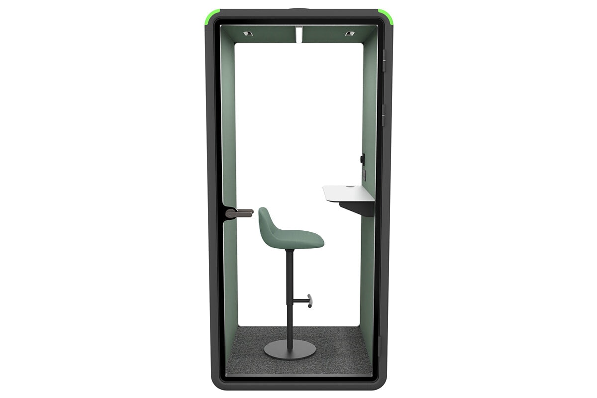 Soundproof Phone Booth with Echo Panel & Fabric - Portable Privacy Pod for Office, Home & Remote Work - Ideal for Calls, Meetings & Focus Sessions