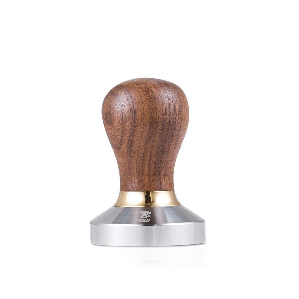 Premium Walnut Wood Espresso Tamper - Professional Barista Coffee Tool for Home & Cafe Use | Perfect for Espresso Machine Accessories & Coffee Enthusiasts