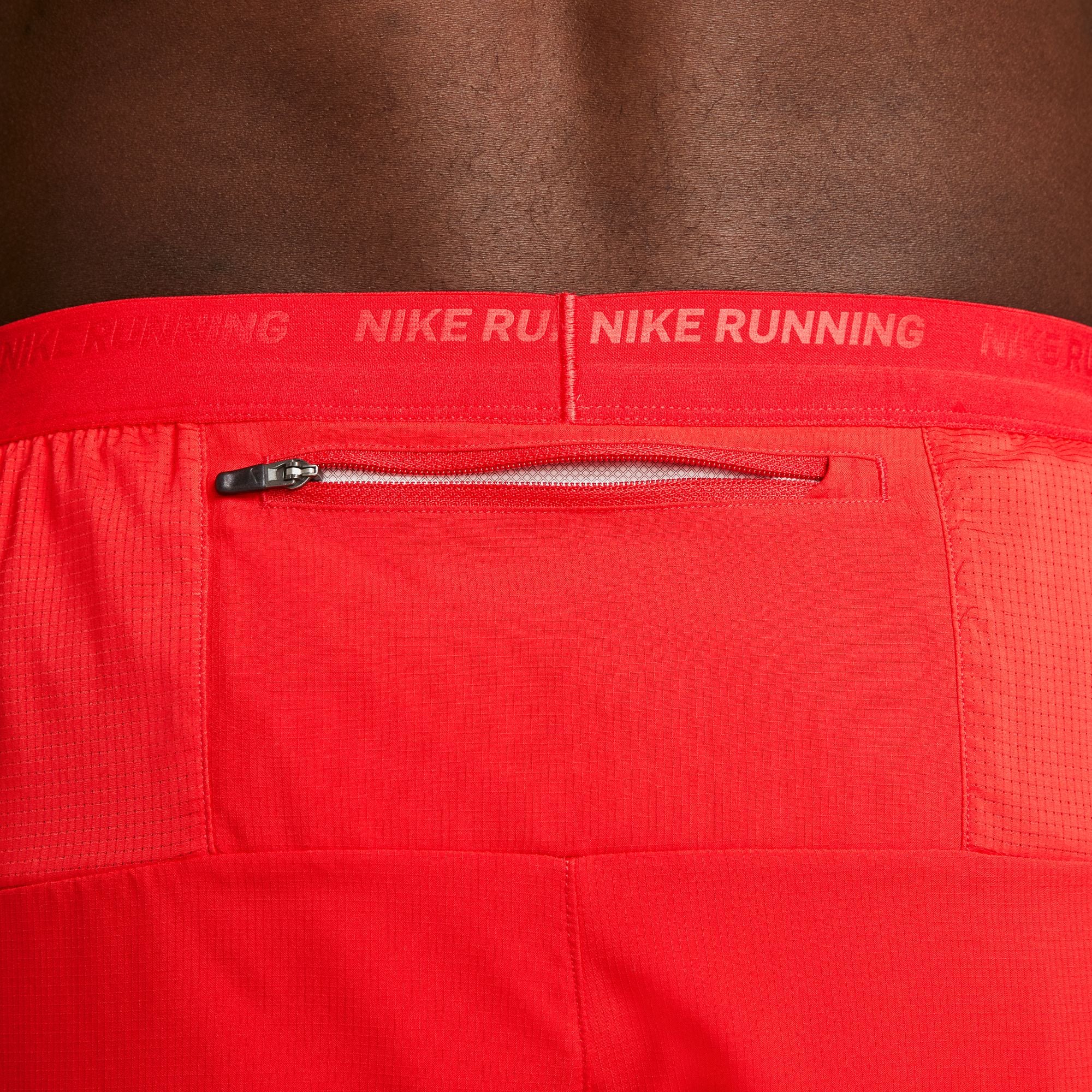 Nike Men's DRI-FIT Stride 5 Running Shorts - Breathable Quick-Dry Athletic Shorts with Reflective Details (University Red/Black/Silver) - Perfect for Jogging, Gym Workouts & Outdoor Sports