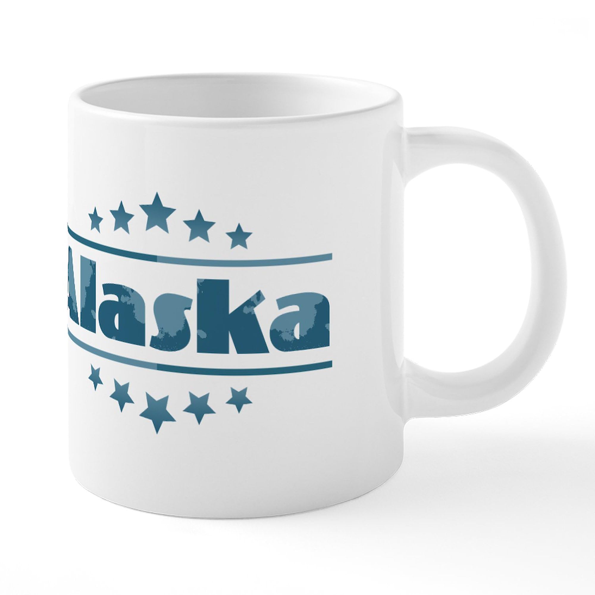 Alaska Themed 20 oz Ceramic Coffee Mug - Large Insulated Travel Mug for Hot & Cold Drinks - Perfect for Home, Office, Camping & Road Trips