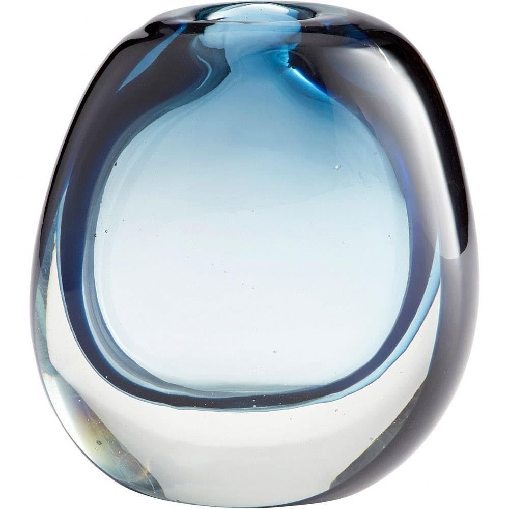 Cyan Design 10486 Blue-Cyan Ceramic Vases & Planters for Home Decor, Wedding Centerpieces, and Office Desk Decorations