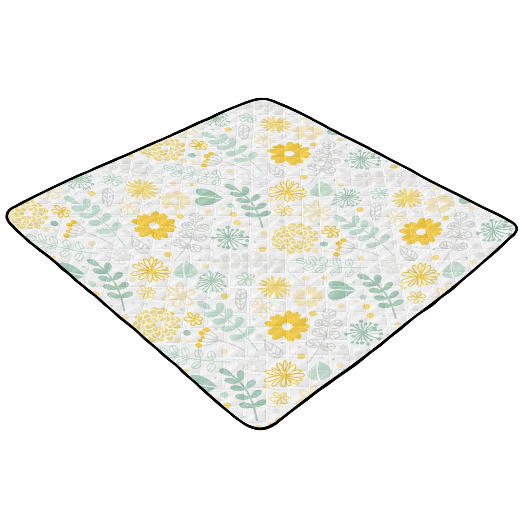 Floral Scandinavian Baby Play Mat - 50