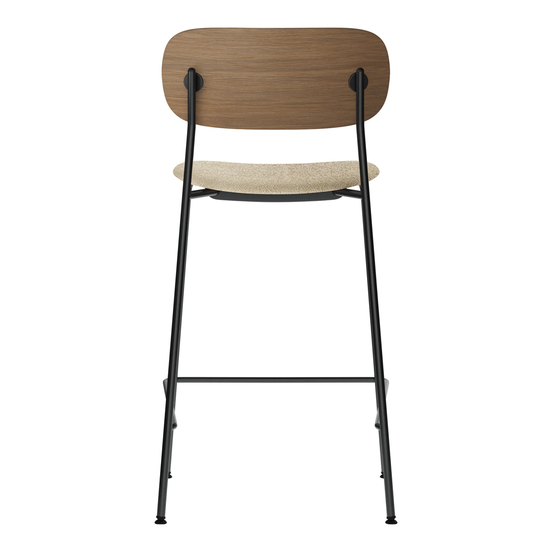 Co Bar Chair with Upholstered Seat - Modern Counter Height Stool for Kitchen Island, Bar, and Dining Room - Comfortable & Stylish Seating Solution