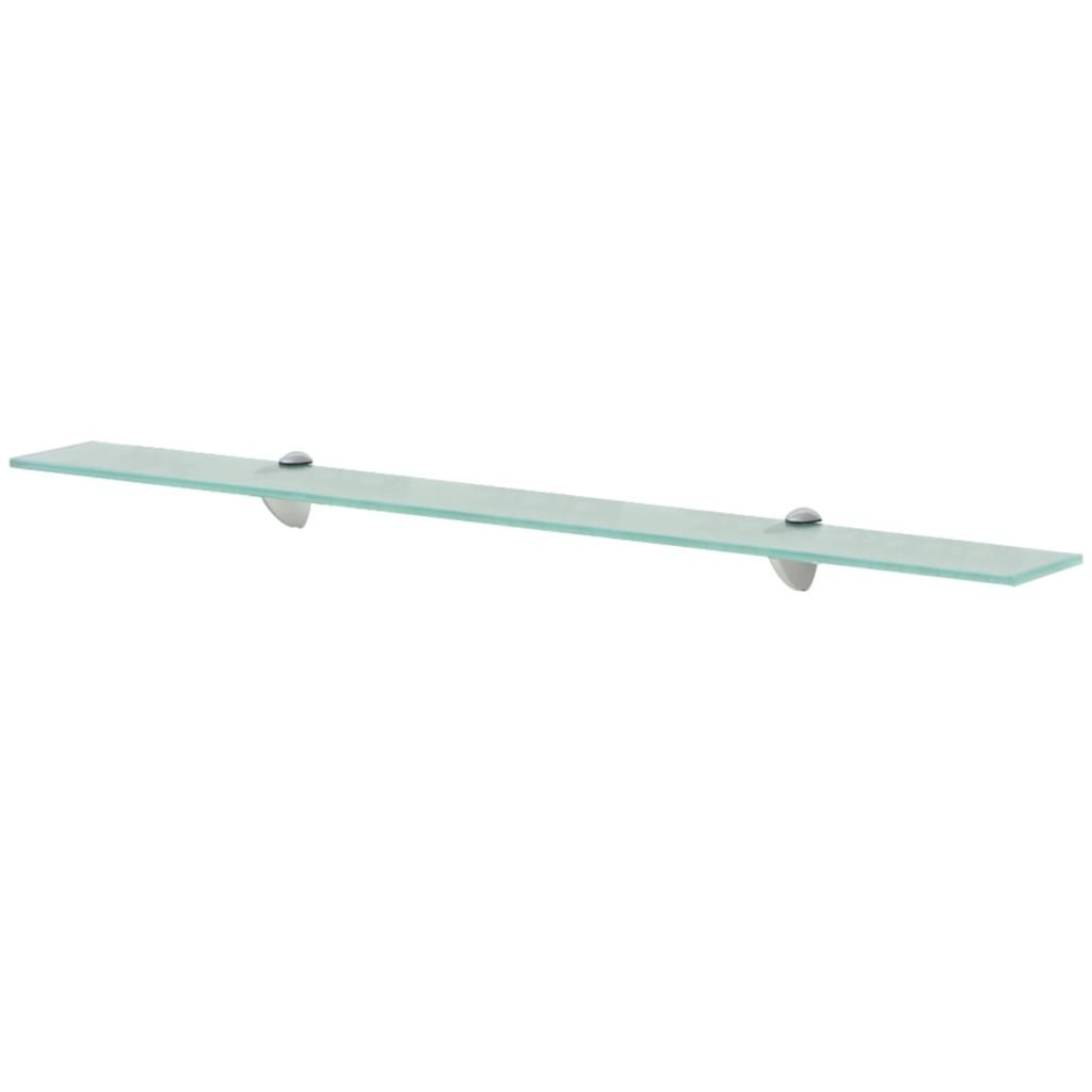 Wall Mounted Tempered Glass Bathroom Shelf - 35.4