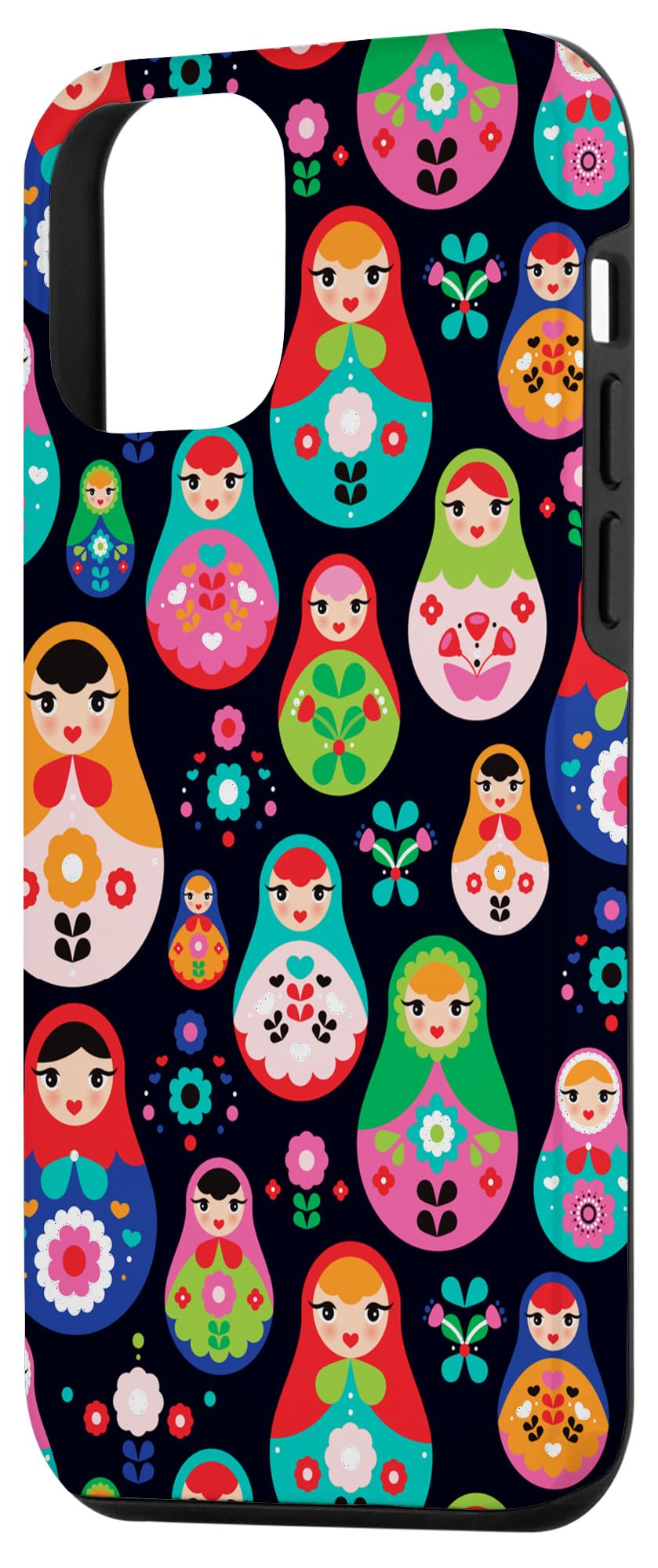 iPhone 12 Mini Case - Russian Nesting Doll Design | Durable Protective Phone Cover for iPhone 12 Mini | Perfect Gift for Travel, Office & Daily Use