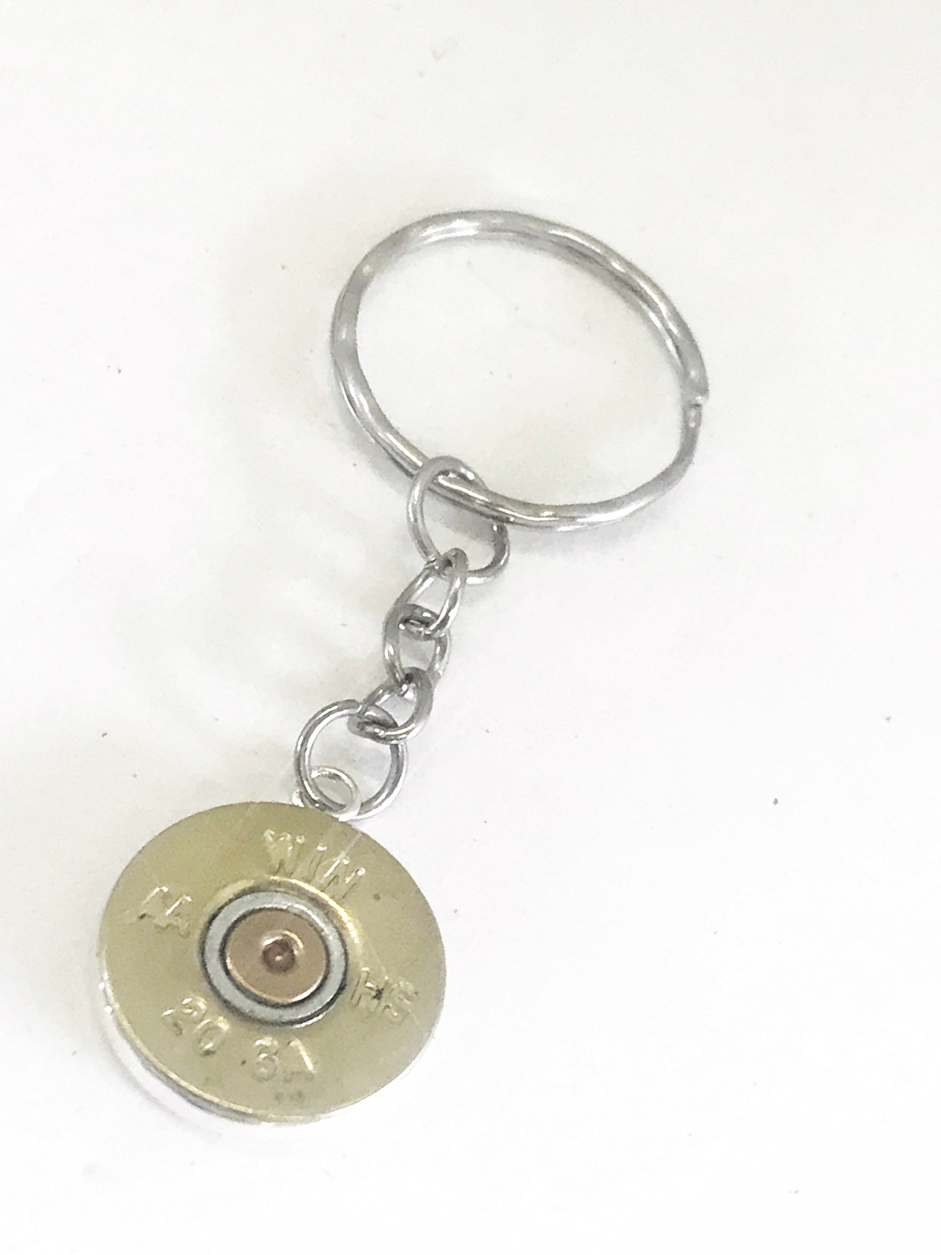 Shotgun Shell Keychain - Durable Brass Keyring for Shooting Sports Enthusiasts | Perfect Gift for Hunters, Gun Collectors & Outdoor Lovers | Ideal for Range Days, Hunting Trips & Awards Ceremonies