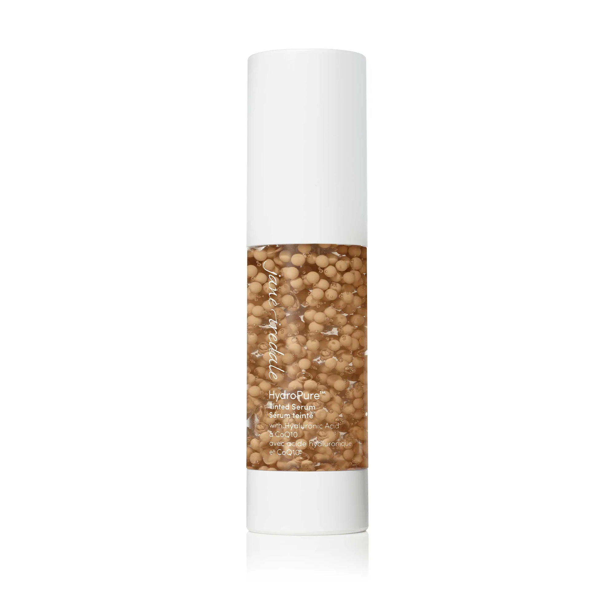 Jane Iredale HydroPure Tinted Serum with Hyaluronic Acid & CoQ10 - Hydrating, Anti-Aging Face Makeup for Dry Skin | Perfect for Daily Wear & Special Occasions