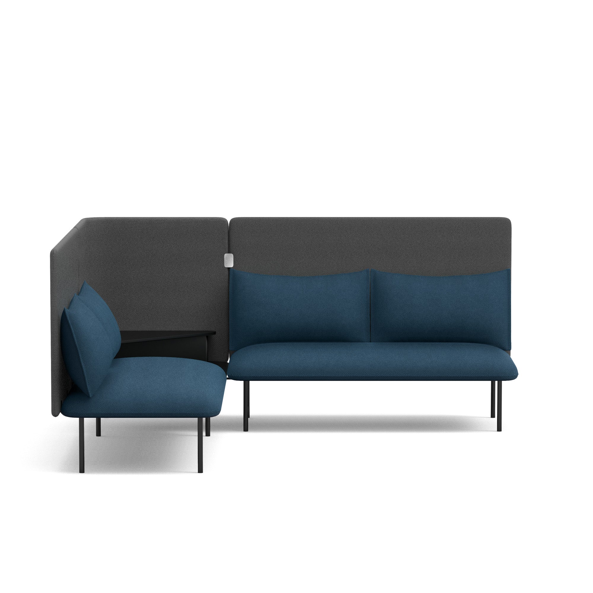 QT Adaptable Corner Lounge Sofa - Modular Sectional Couch for Small Spaces | Perfect for Living Room, Apartment & Home Theater Seating