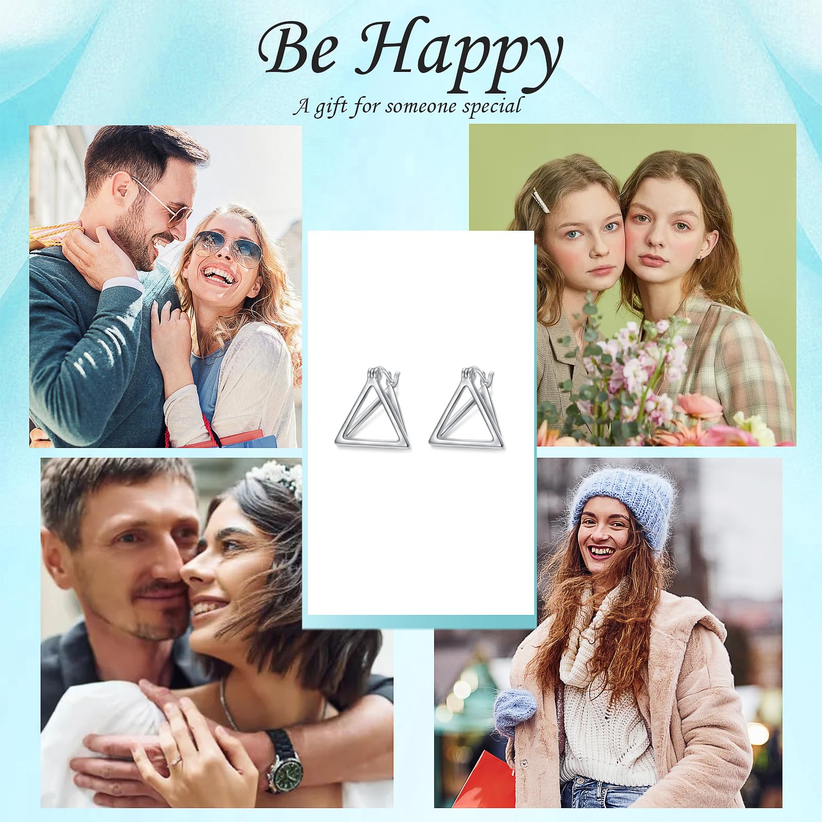 DAOCHONG S925 Sterling Silver Huggie Hoop Earrings for Women - Hypoallergenic Clip-On Ear Jewelry Gifts for Birthday, Anniversary & Valentine's Day - Perfect for Everyday Wear, Date Night & Special Occasions