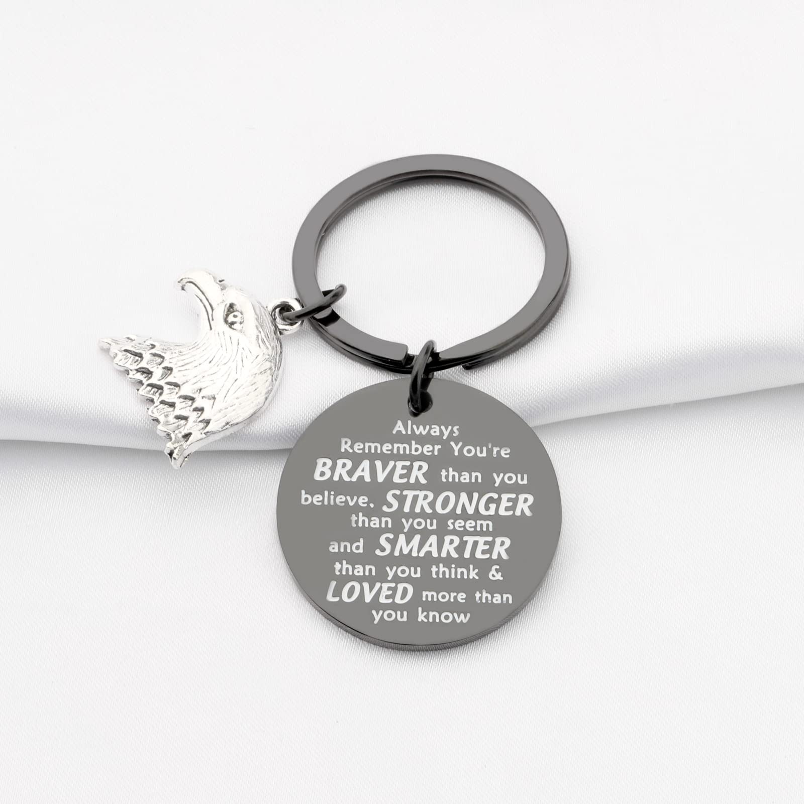 WSNANG Eagle Keychain - Premium Scoutmaster Gift for Scout Leaders & Court of Honor Ceremonies | Perfect for BSA Awards, Eagle Scout Recognition & Outdoor Adventures