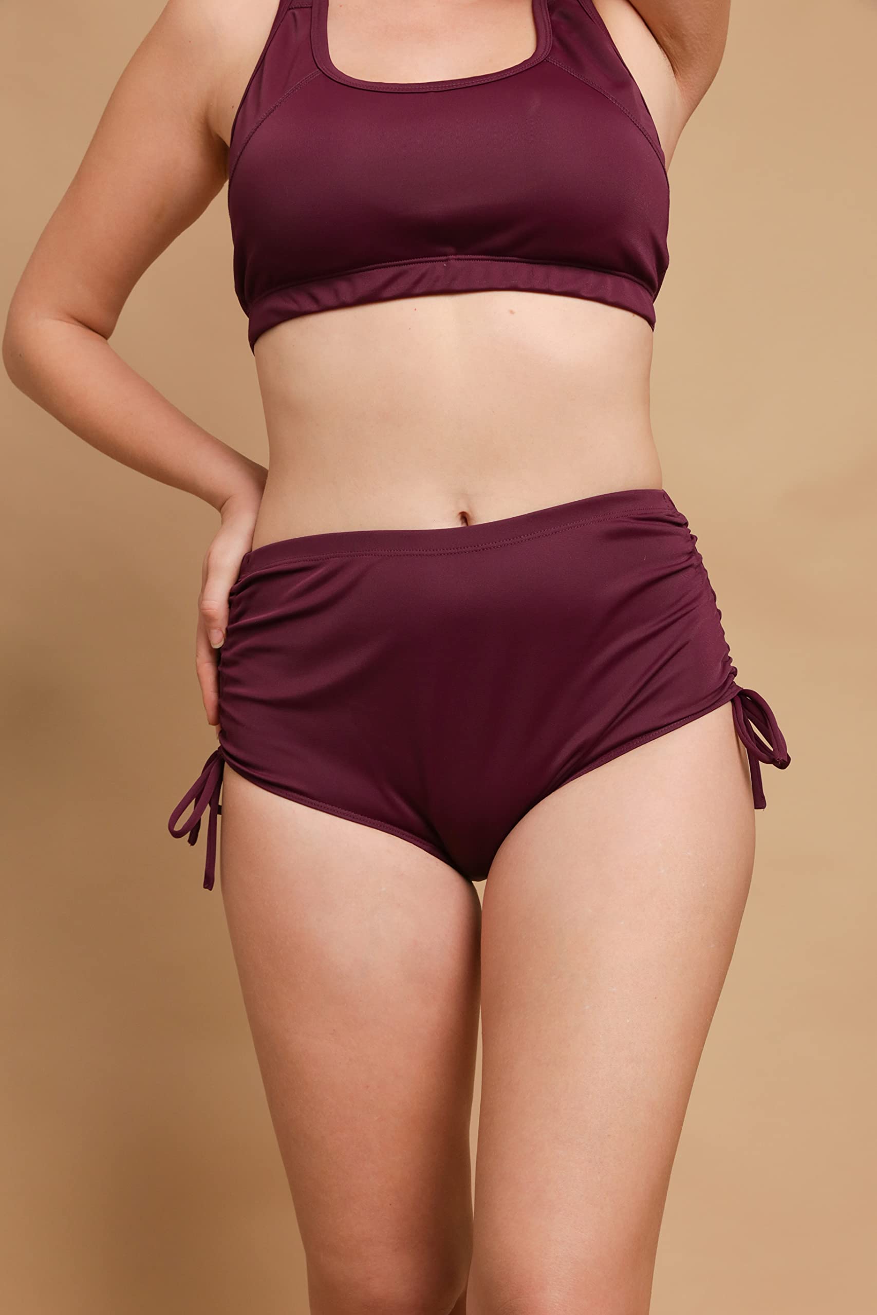 Hypoallergenic Latex-Free Women's Side String Bikini Swimwear - Perfect for Beach Vacation, Pool Party & Summer Getaway