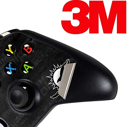 Official NFL Miami Dolphins Black & White Gaming Skin for Xbox One Controller - Custom Decal Wrap Compatible with Xbox One - Perfect for Gaming Enthusiasts & Sports Fans