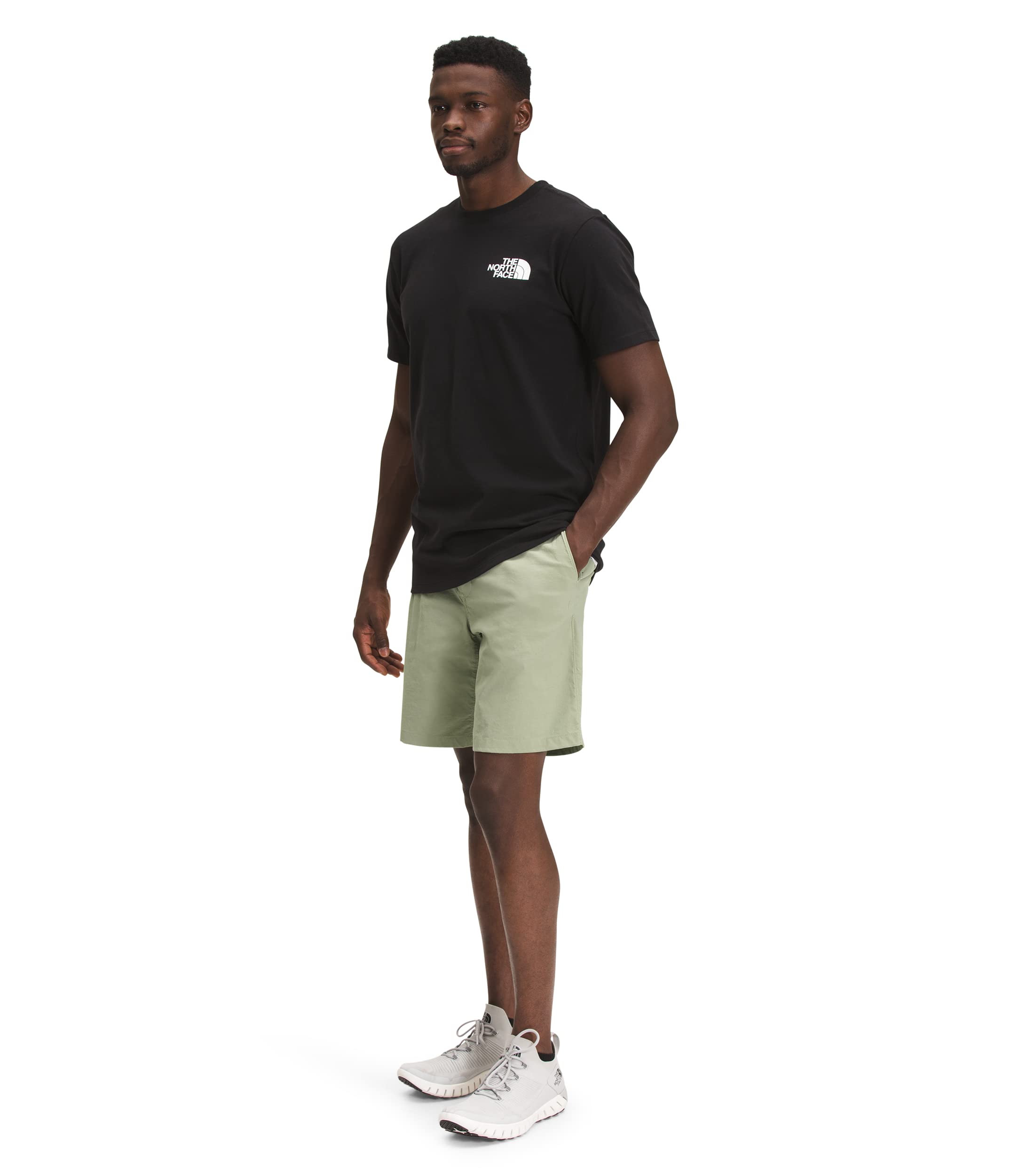 THE NORTH FACE Men's Sprag 5-Pocket Hiking Shorts - Quick-Dry, Lightweight & Comfortable Outdoor Shorts for Hiking, Camping & Travel - Tea Green, Size 31 Regular
