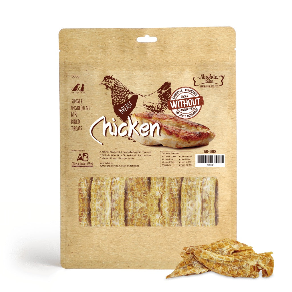Absolute Bites Air Dried Dog and Cat Treats - 10 Natural Flavors, Grain Free | Healthy Training Snacks for Pets | Perfect for Travel, Training & Rewards [4 for $25.20]