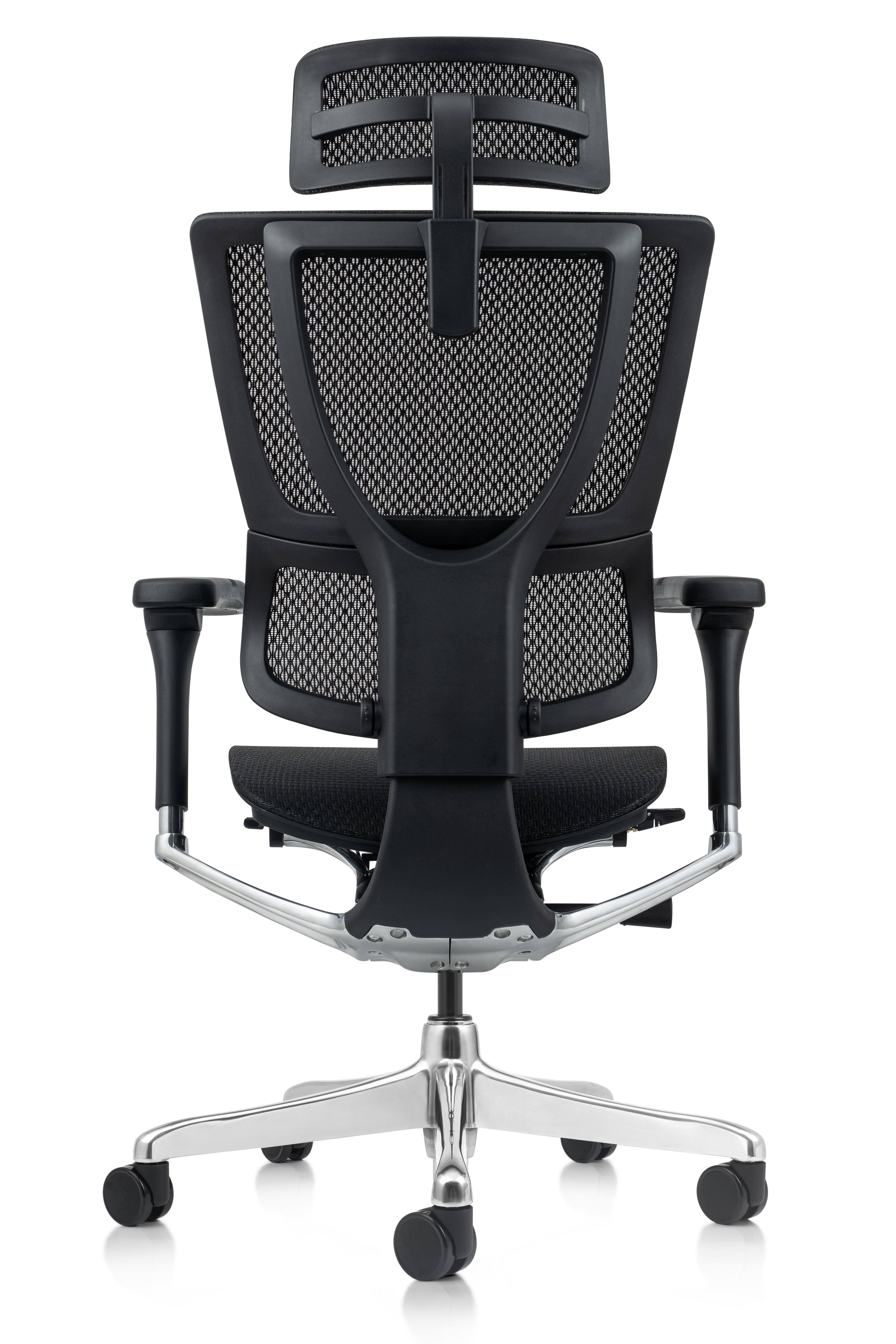 ERGOHUMAN XTREME Ergonomic Office Chair - Black Mesh High Back Executive Chair with Lumbar Support | Perfect for Home Office, Gaming & Workspace Comfort