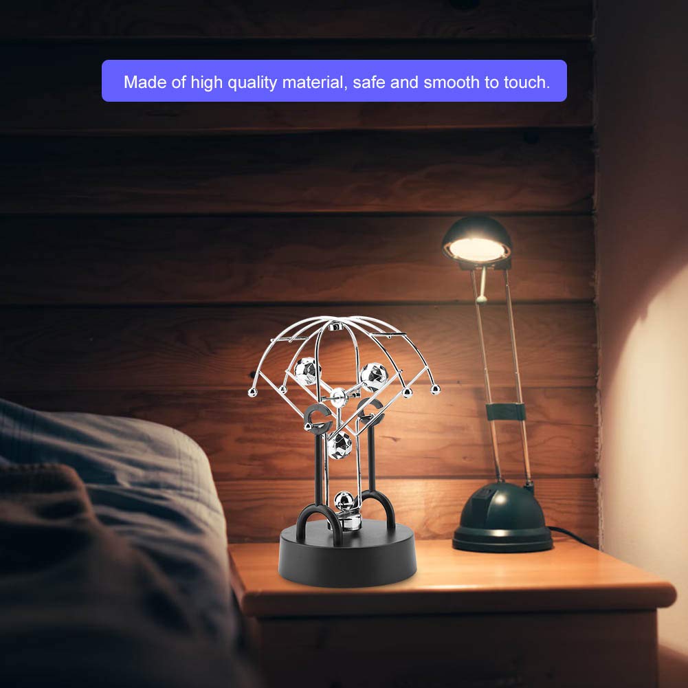 Wal Front Desk Toy - Electronic Swinging Shake Wiggle Device for Stress Relief, Perpetual Motion Decor for Home & Office Desk Table (#B102) - Perfect for Anxiety Relief, Focus Aid & Fun Desk Accessory
