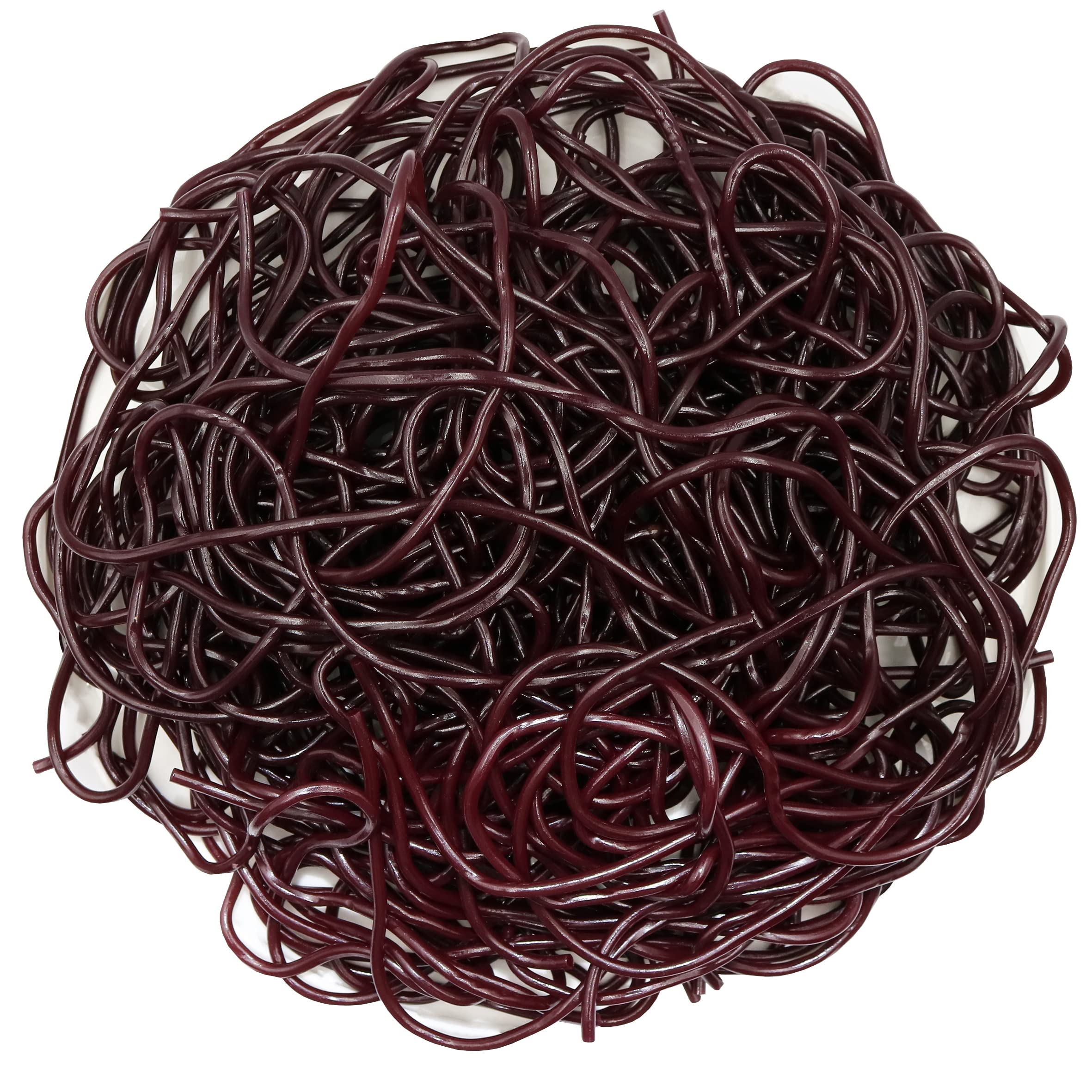FirstChoiceCandy Juicy Licorice Laces Candy - Purple Grape Flavor, 1 Pound Bag | Sweet & Chewy Licorice Treat for Parties, Movie Nights & Gift Baskets