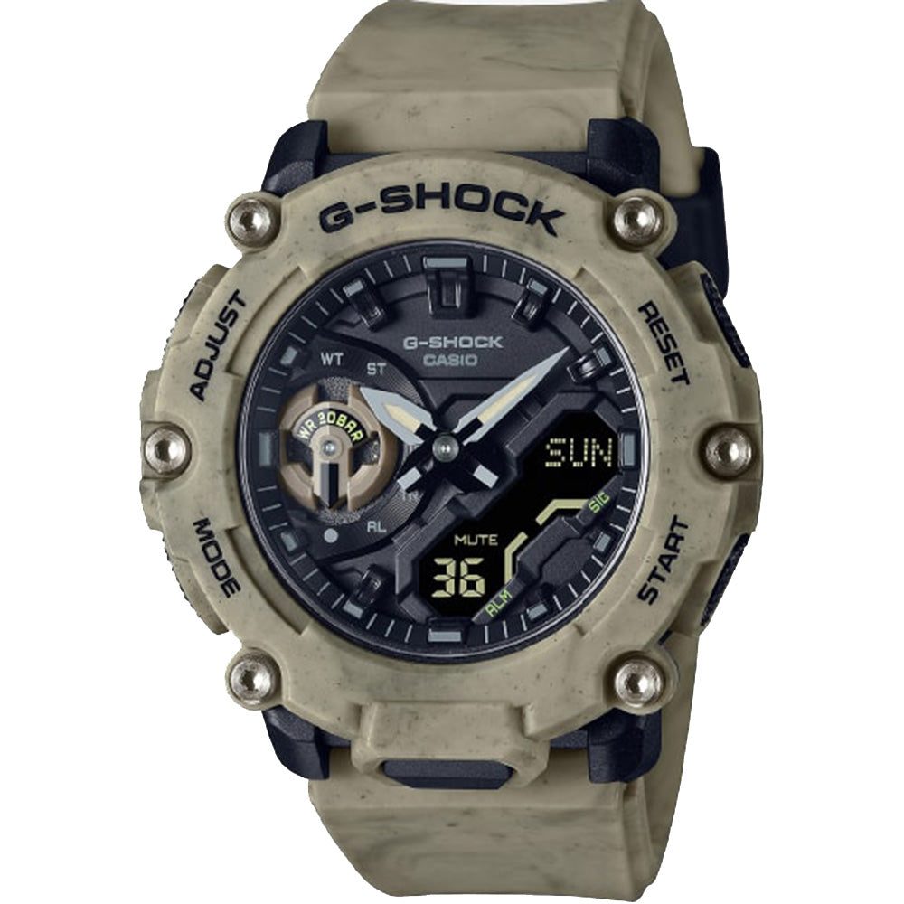 G Shock GA2200SL 5A Sand Land Series - Shock Resistant Digital Watch for Men - Perfect for Outdoor Adventures, Sports & Casual Wear