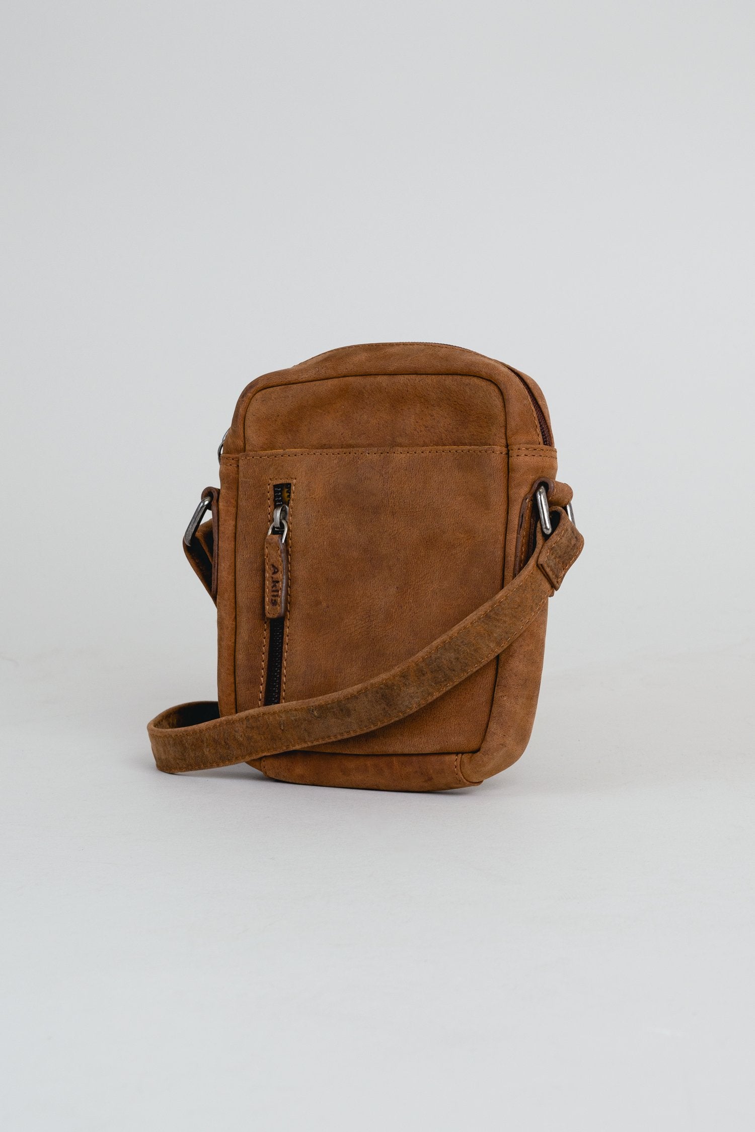 Premium Buffalo Leather Unisex Shoulder Bag - Adrian Klis 2928 Small Crossbody Bag for Men & Women | Perfect for Work, Travel & Everyday Use