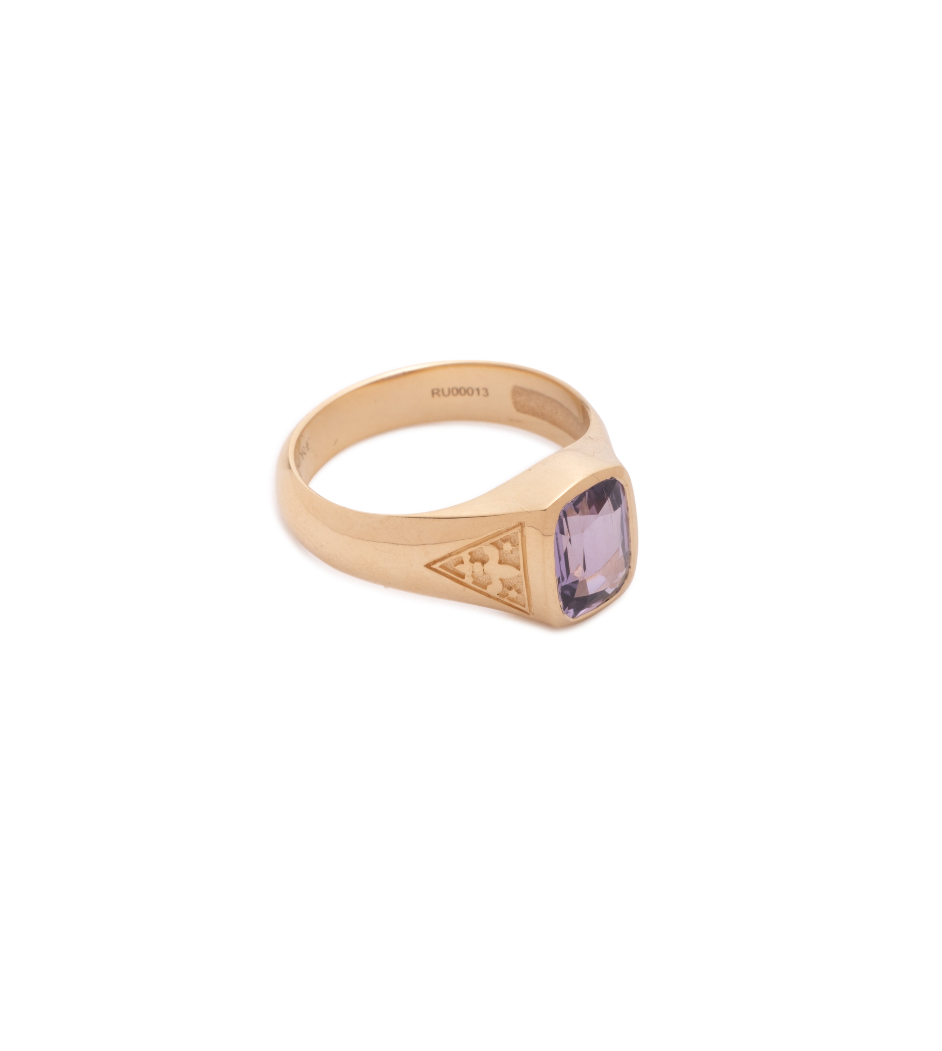 1.63 Carat Natural Purple Sapphire Ring with Unique Internal Compass Design - Handcrafted Gemstone Jewelry for Women | Perfect for Engagement, Anniversary & Special Occasion Gifts