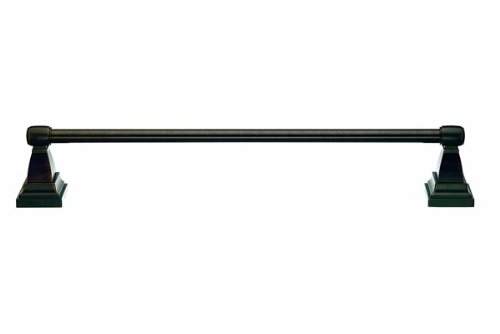 Top Knobs Tuscan Bronze Single Towel Rod - Bathroom Towel Holder for Modern & Traditional Homes - TKSTK6TB - Elegant Bathroom Accessory for Spa-Like Experience